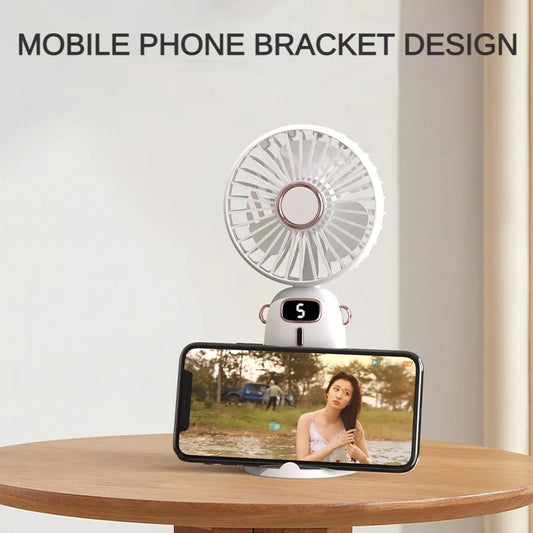 Mini Fan with Phone Stand